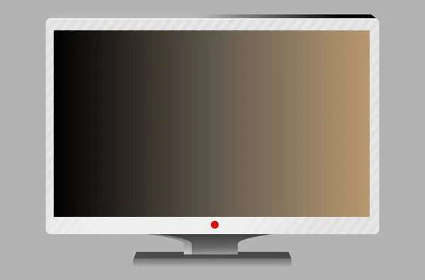 Monitor Pro Ilustraci Vektoru Počítače — Stockový vektor