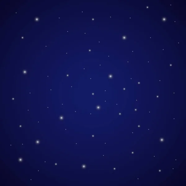 Sternenhimmel Hintergrund Vektor Illustration — Stockvektor