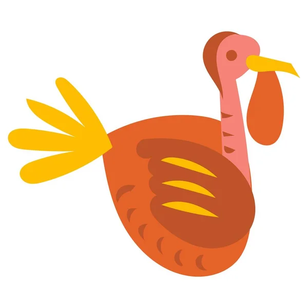 Simple Drawing Turkey — Stock Vector