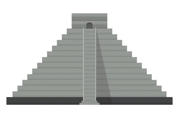 Piramide Dal Sud America Maya — Vettoriale Stock
