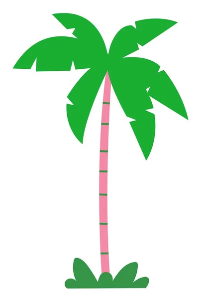 Tropische Palme Als Symbol Des Südens — Stockvektor