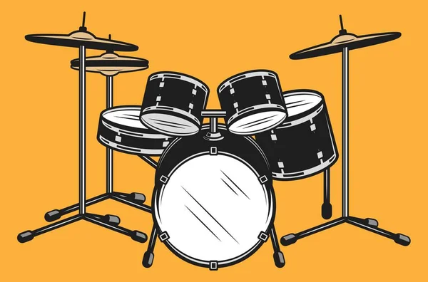 Bubny Pro Vektorovou Ilustraci Orchestru — Stockový vektor