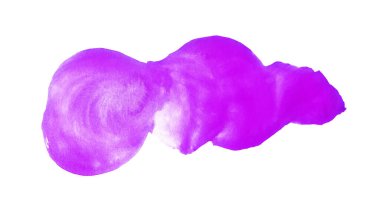 Mor suluboya el yapımı.