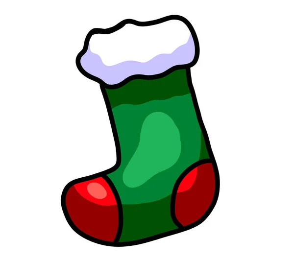 Ψηφιακή Απεικόνιση Χριστουγεννιάτικης Κάλτσας — Φωτογραφία Αρχείου