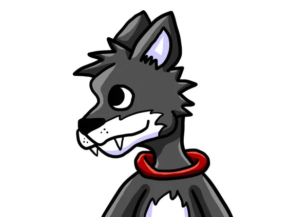 Digital illustration of a dog