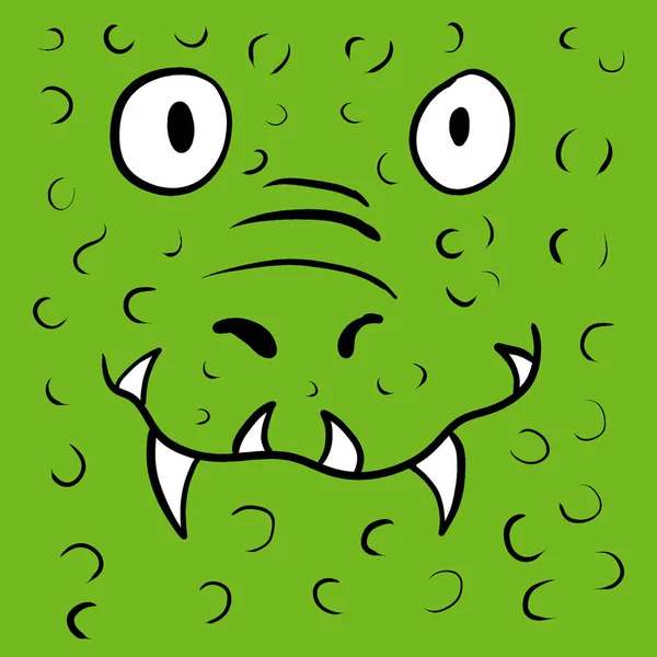 Digital illustration of a crocodile background