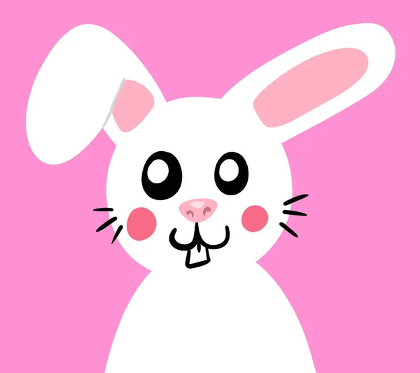 Digital Illustration Cute Easter Bunny Background — Stock fotografie