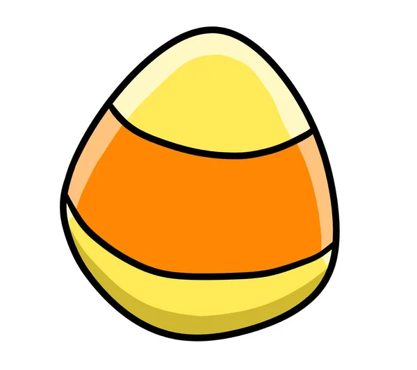 Цифровая Иллюстрация Мультяшного Пасхального Яйца — стоковое фото