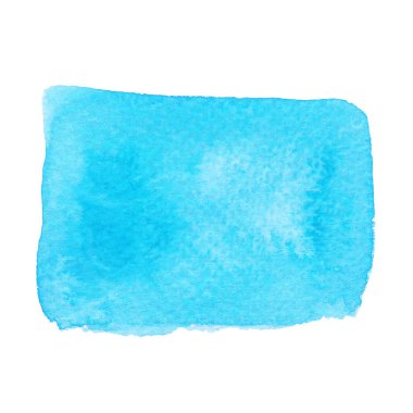 Mavi suluboya el yapımı.