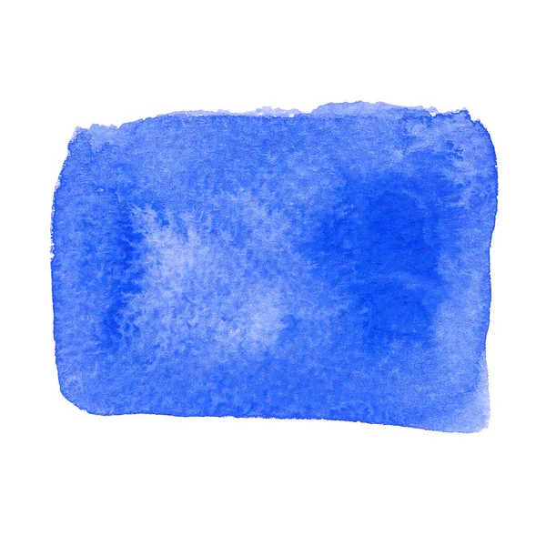 青い水彩の手作りイラスト ストックフォト