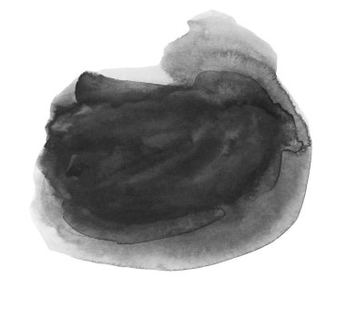 Siyah suluboya el yapımı.