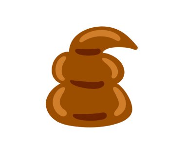 Digital illustration of a stinky poop