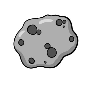 Bir meteorun dijital illüstrasyonu