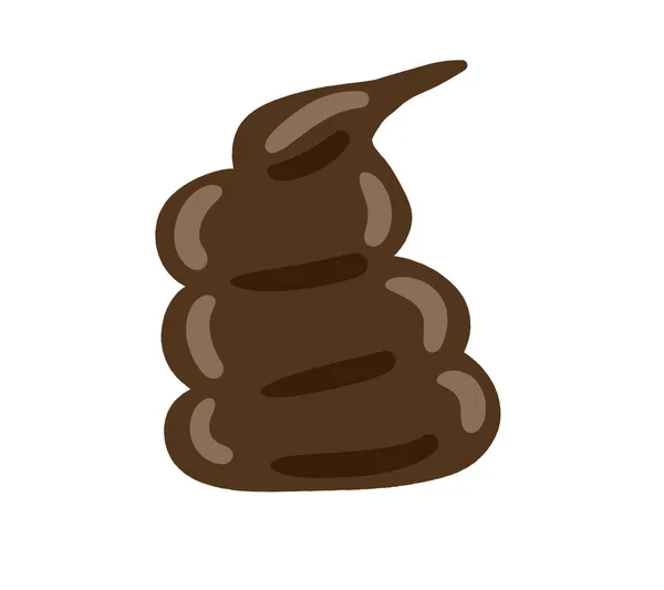 Digital Illustration Stinky Poop — Stok fotoğraf