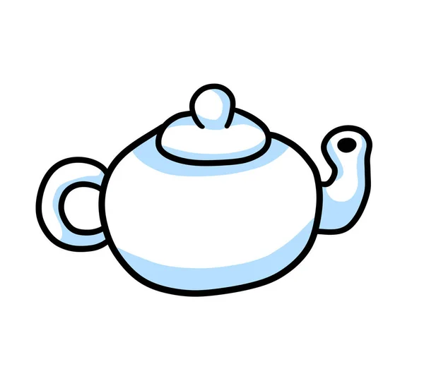 Цифровая Иллюстрация Чайника — стоковое фото