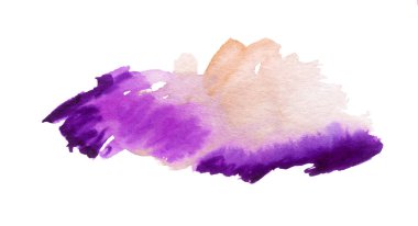 Mor suluboya el yapımı.