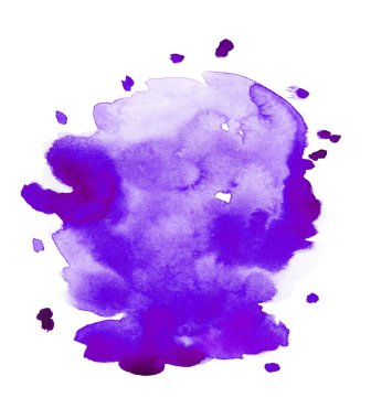 Mor suluboya el yapımı.