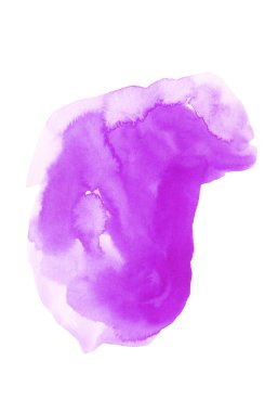 Mor suluboya el yapımı.