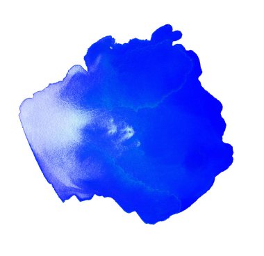 Mavi suluboya el yapımı.