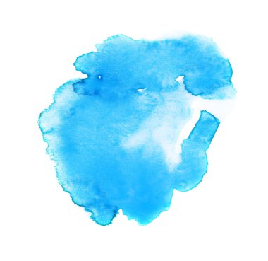 Mavi suluboya el yapımı.