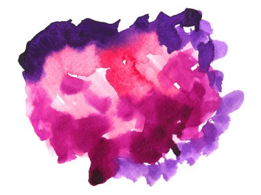 Mor suluboya el yapımı.