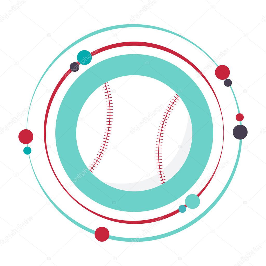 Baseball isolated vector illustration graphic icon symbol