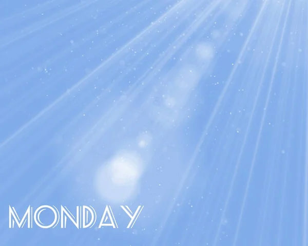 One Seven Days Week Monday — Stock Photo, Image