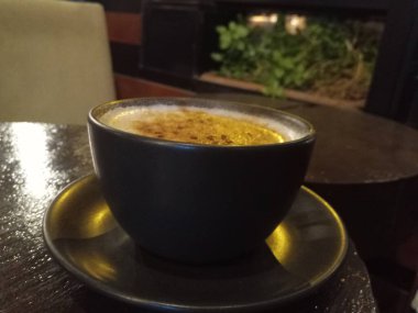 Tarçınlı bir fincan Sahlep..