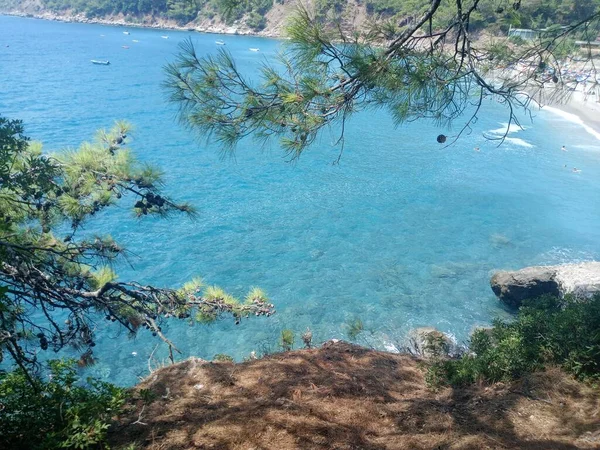 Wunderschönes Meer Und Wald Fethiye Türkei Erstaunliche Natur — Stockfoto