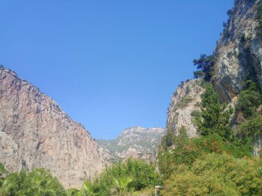 Dağların güzel manzarası