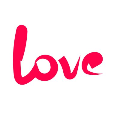 Line art of heart, valentine day celebration card