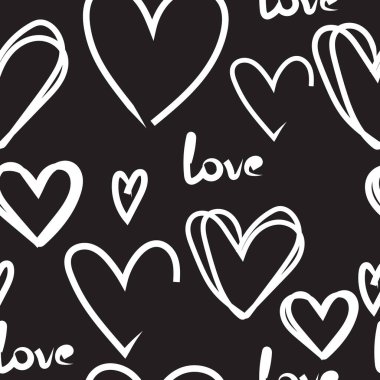  Line art of heart, valentine day celebration card