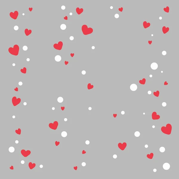 Vackra Romantiska Kort Alla Hjärtans Dag Isolerad Vektor Illustration — Stock vektor