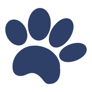  Güzel pençe işareti. Vektör illüstrasyonu.