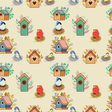 El çizimi kuş yuvası sanatı