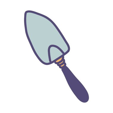 Bahçe aracının el çizimi.