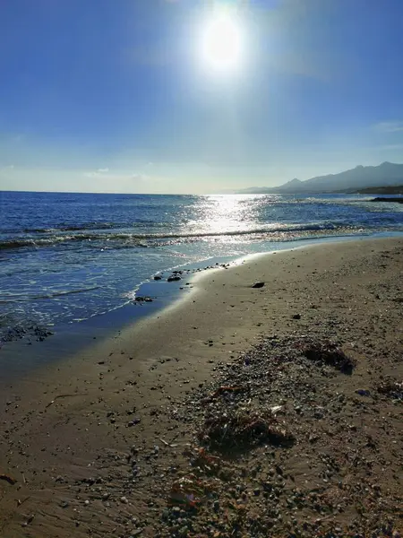 Güzel bir deniz manzarası. Doğa, seyahat