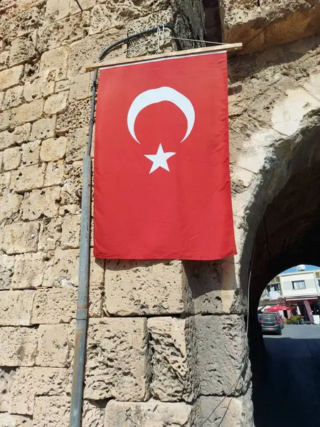 turkey flag on the street