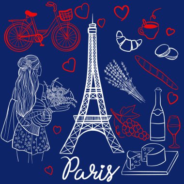 Paris, Fransa. Fransızca ve Paris 'te.