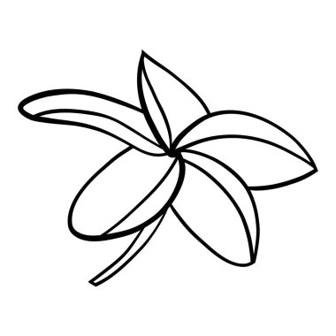 çiçek süsleme simgesi vektör tasarım şablonu