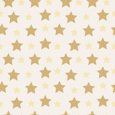 Düz dizayn altın yıldız deseni