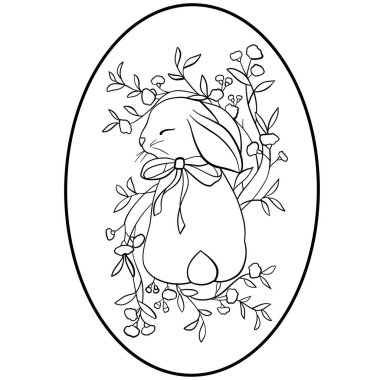 Çiçek desenli Paskalya yumurtaları vektör çizimi grafik tasarımı