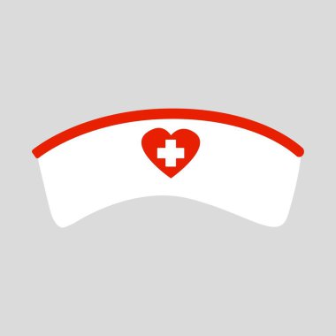 Hemşire şapkası, vektör çizimi