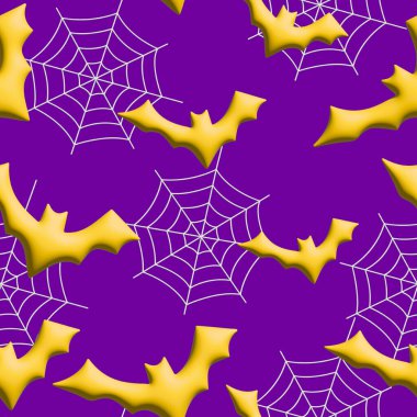 Örümceklerle Kusursuz Cadılar Bayramı Şablonu