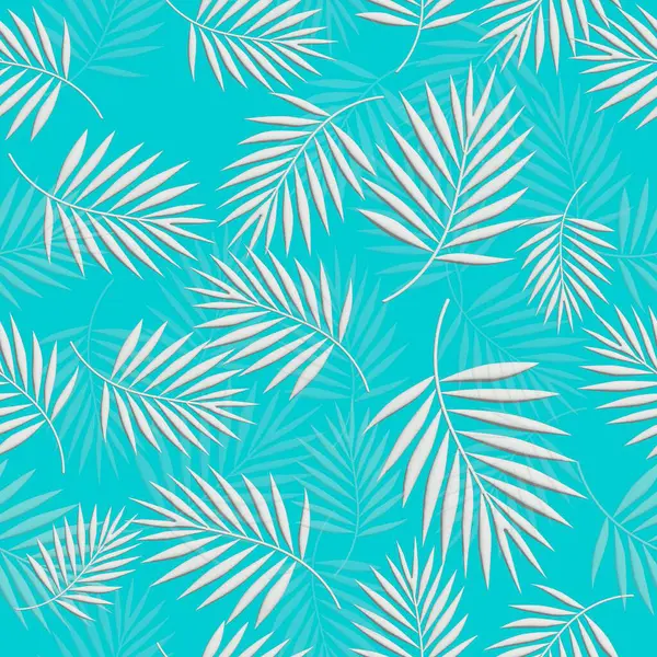 Yapraklı, pürüzsüz bir desenin 3D görüntüsü