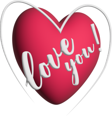 3d Sevgiyle yazdığın kalp