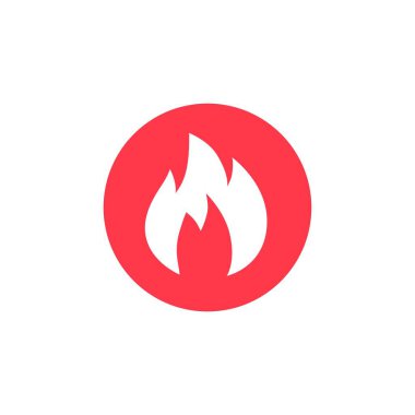 Alev logosu çizimi ateşle