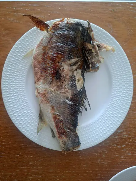 Izgarada ızgara uskumru.