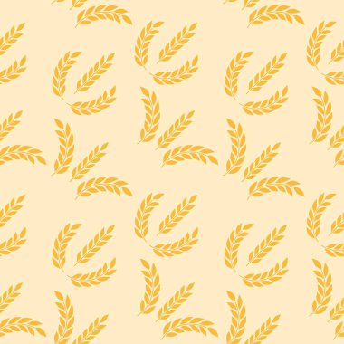 Altın yapraklı kusursuz desen