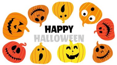 Mutlu cadılar bayramı arkaplan canlandırma videoları